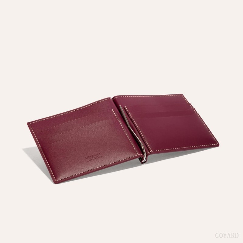 Goyard SAINT-THOMAS BILL FOLD Kartlık Bordo | GY-YMY3717