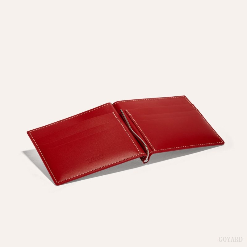 Goyard SAINT-THOMAS BILL FOLD Kartlık Kırmızı | GY-WKM0664