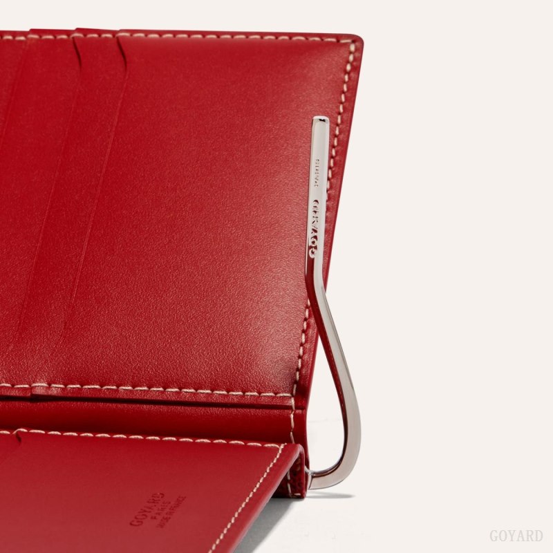 Goyard SAINT-THOMAS BILL FOLD Kartlık Kırmızı | GY-WKM0664