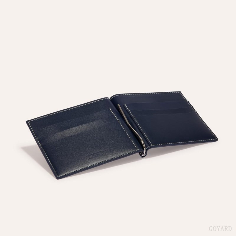 Goyard SAINT-THOMAS BILL FOLD Kartlık Lacivert Mavi | GY-NWE8125