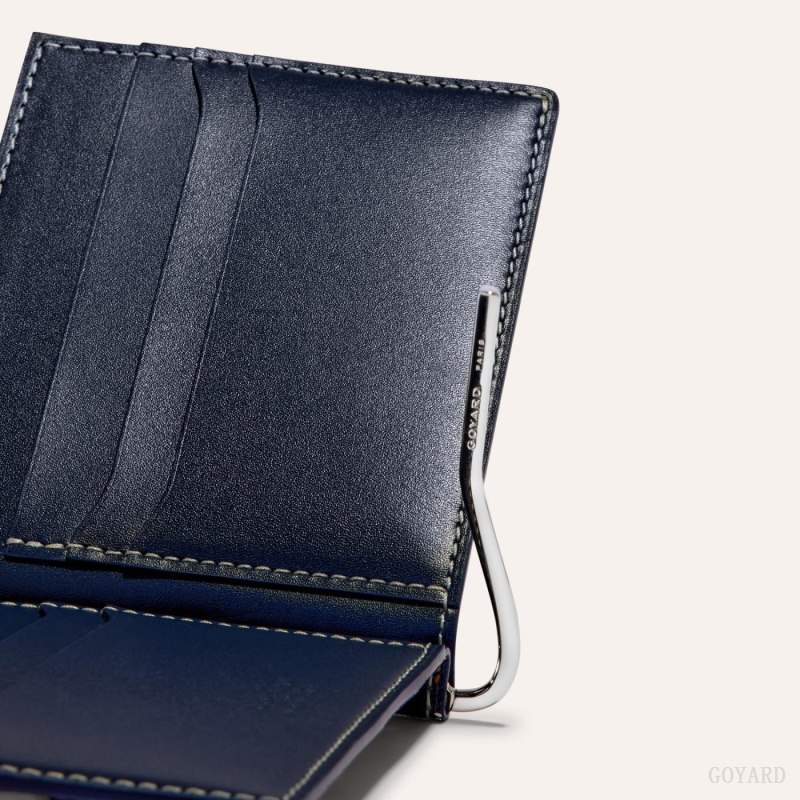 Goyard SAINT-THOMAS BILL FOLD Kartlık Lacivert Mavi | GY-NWE8125