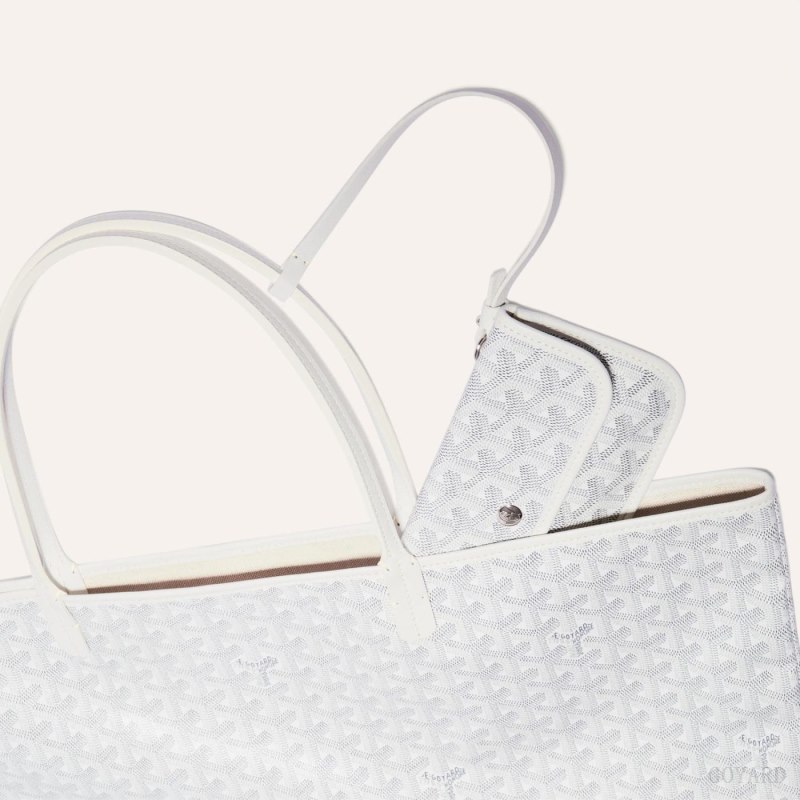Goyard SAINT LOUIS GM BAG Tote Çanta Beyaz | GY-QKG9754