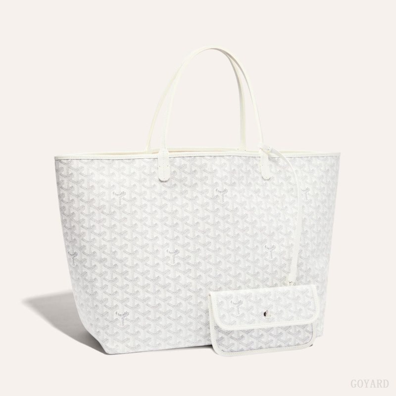 Goyard SAINT LOUIS GM BAG Tote Çanta Beyaz | GY-QKG9754