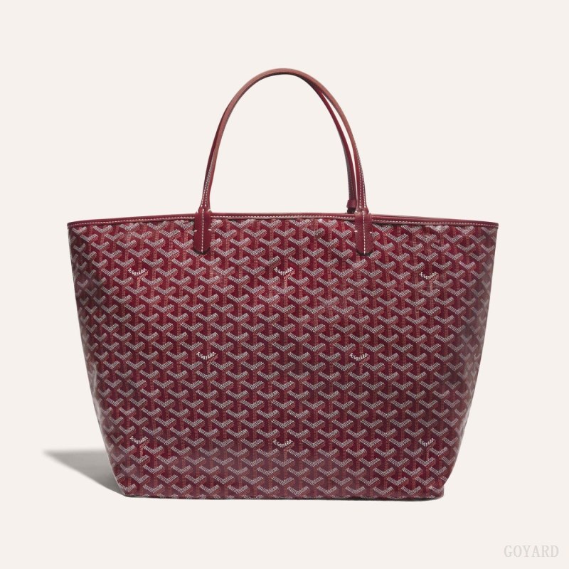 Goyard SAINT LOUIS GM BAG Tote Çanta Bordo | GY-TVF2106