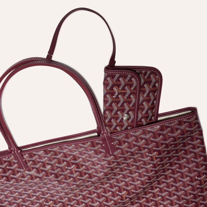 Goyard SAINT LOUIS GM BAG Tote Çanta Bordo | GY-TVF2106