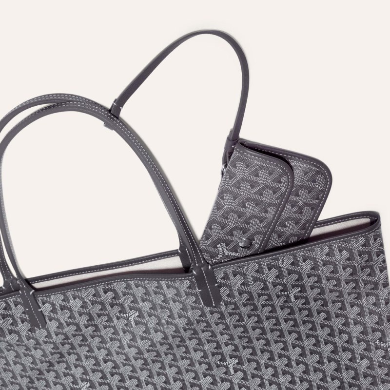 Goyard SAINT LOUIS GM BAG Tote Çanta Gri | GY-VJC6210