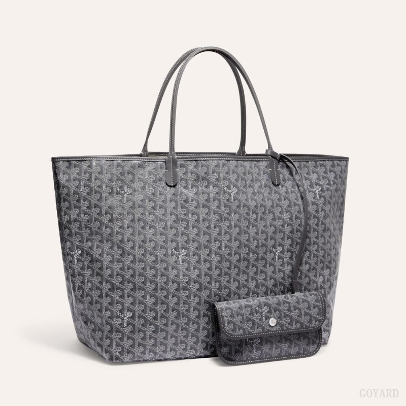Goyard SAINT LOUIS GM BAG Tote Çanta Gri | GY-VJC6210