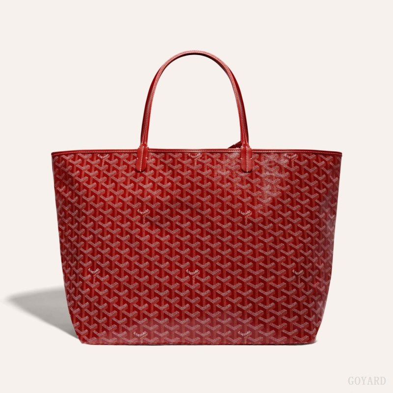Goyard SAINT LOUIS GM BAG Tote Çanta Kırmızı | GY-FCD6749