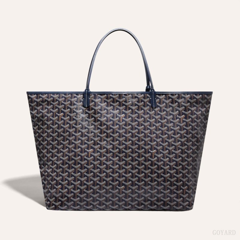 Goyard SAINT LOUIS GM BAG Tote Çanta Lacivert Mavi | GY-VSN6608