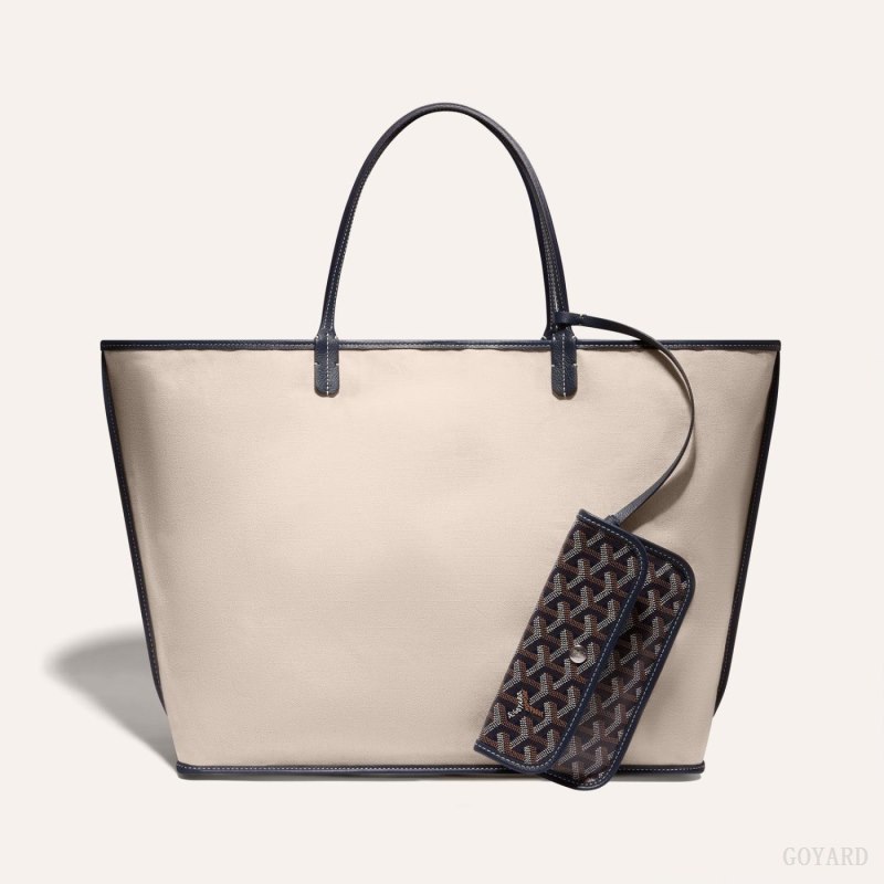 Goyard SAINT LOUIS GM BAG Tote Çanta Lacivert Mavi | GY-VSN6608