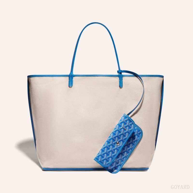 Goyard SAINT LOUIS GM BAG Tote Çanta Mavi | GY-VXK1092