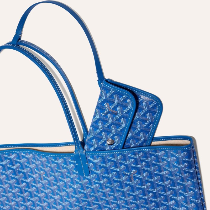 Goyard SAINT LOUIS GM BAG Tote Çanta Mavi | GY-VXK1092