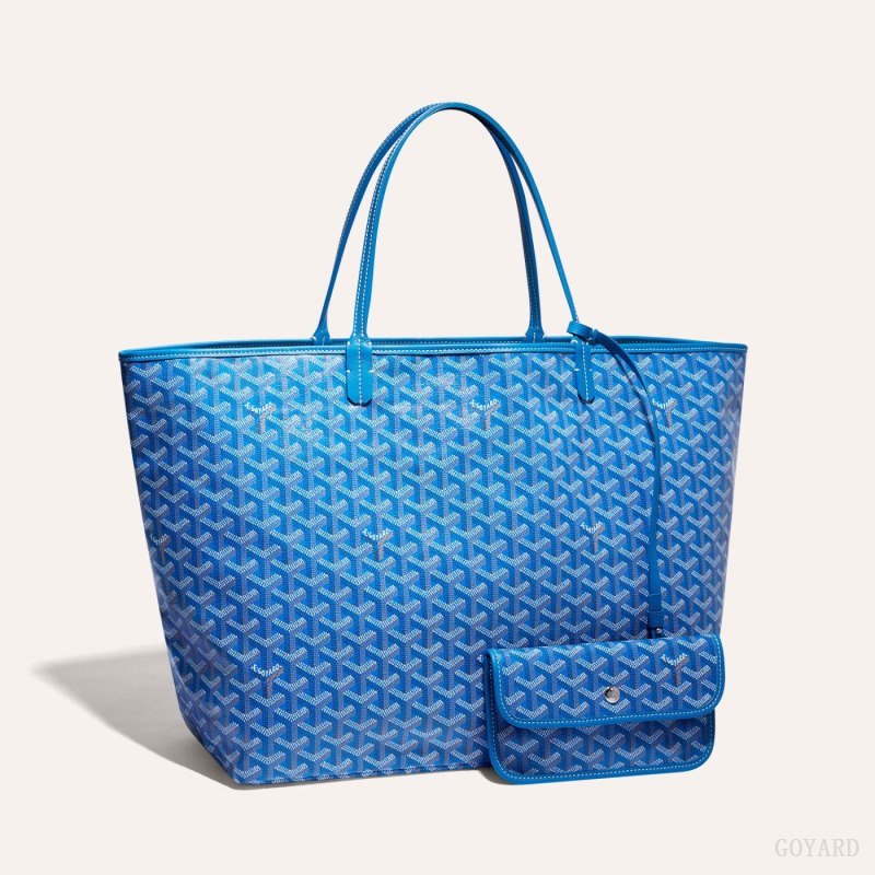 Goyard SAINT LOUIS GM BAG Tote Çanta Mavi | GY-VXK1092