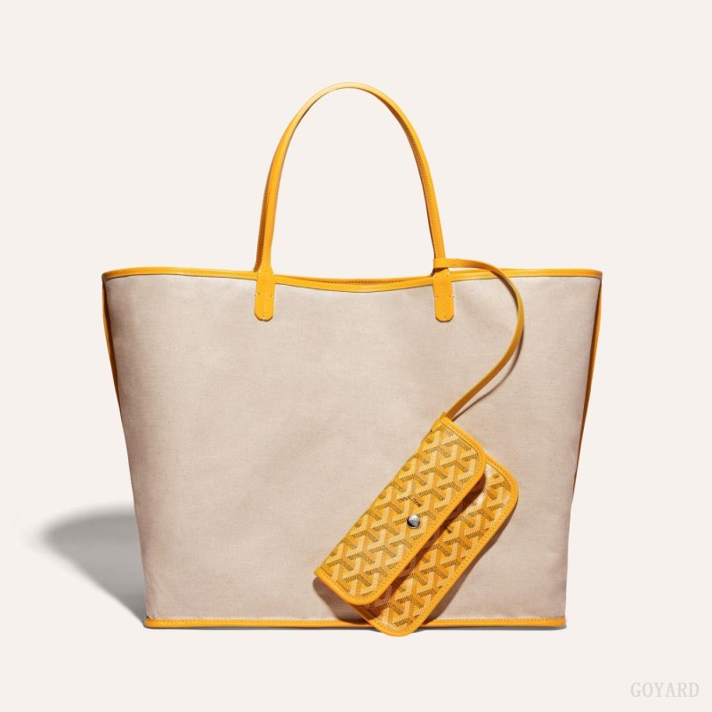 Goyard SAINT LOUIS GM BAG Tote Çanta Sarı | GY-QFV0556