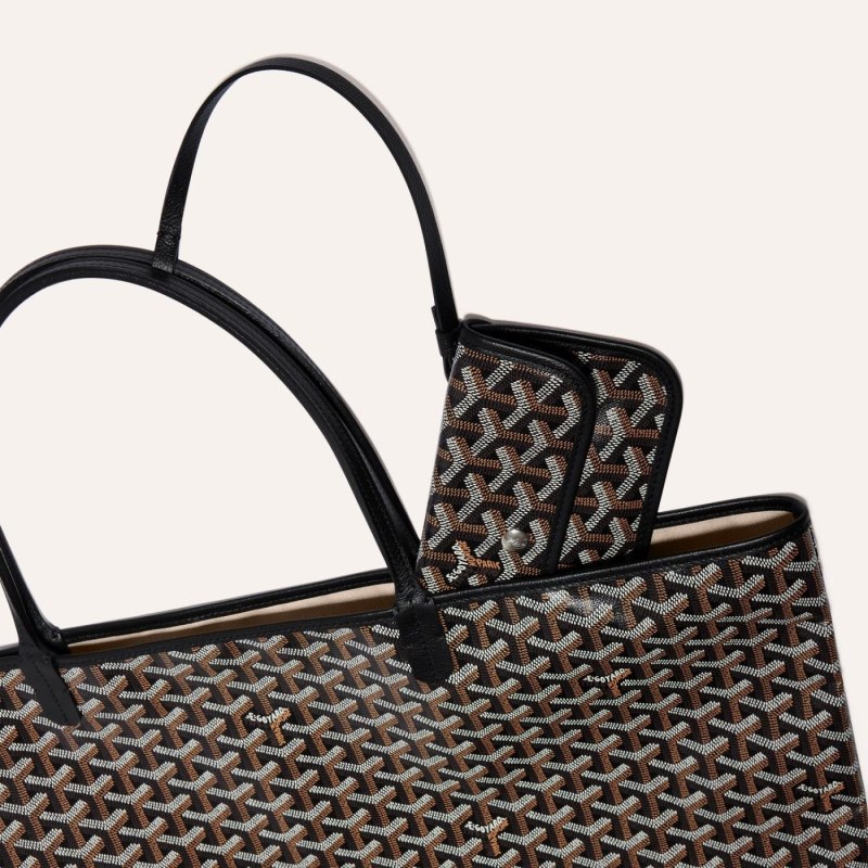 Goyard SAINT LOUIS GM BAG Tote Çanta Siyah | GY-YUW3391