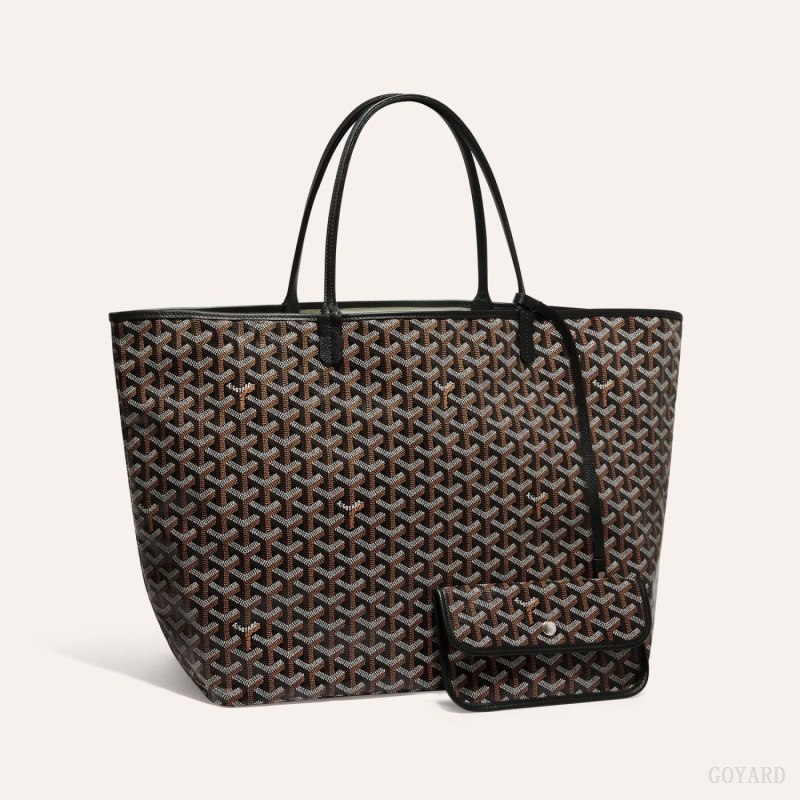 Goyard SAINT LOUIS GM BAG Tote Çanta Siyah | GY-YUW3391