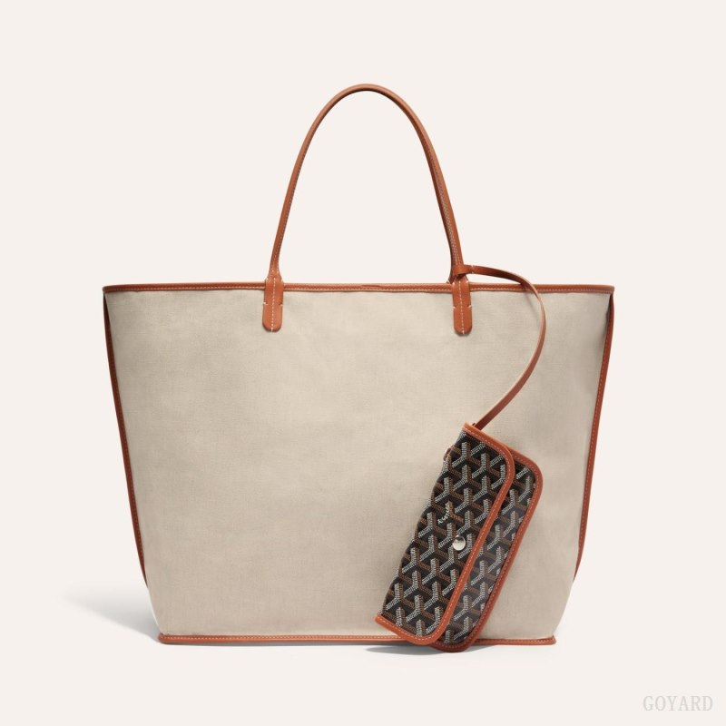 Goyard SAINT LOUIS GM BAG Tote Çanta Siyah Kahverengi | GY-RRB0909