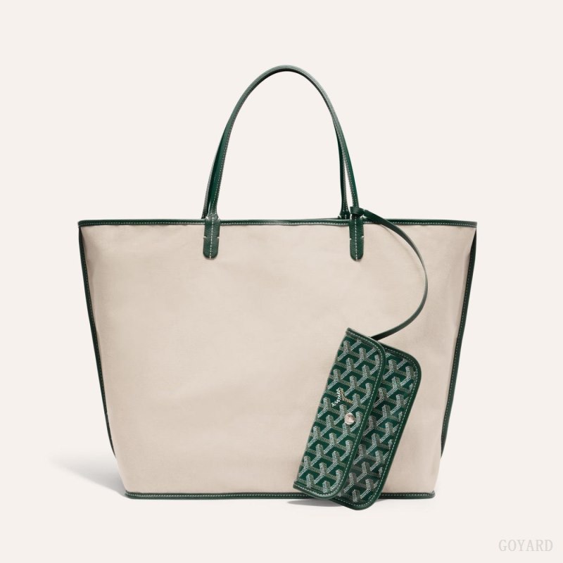 Goyard SAINT LOUIS GM BAG Tote Çanta Yeşil | GY-TID6280