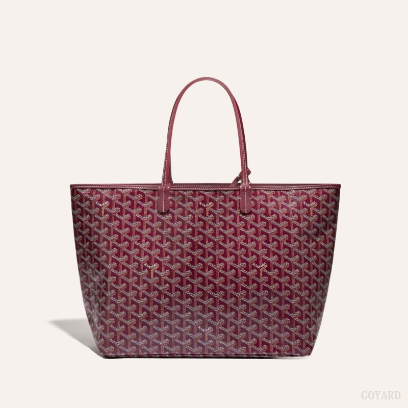 Goyard SAINT LOUIS PM BAG Tote Çanta Bordo | GY-GWP4175
