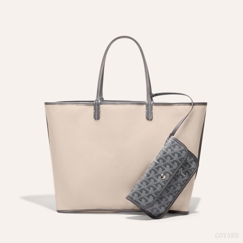Goyard SAINT LOUIS PM BAG Tote Çanta Gri | GY-EMU6806