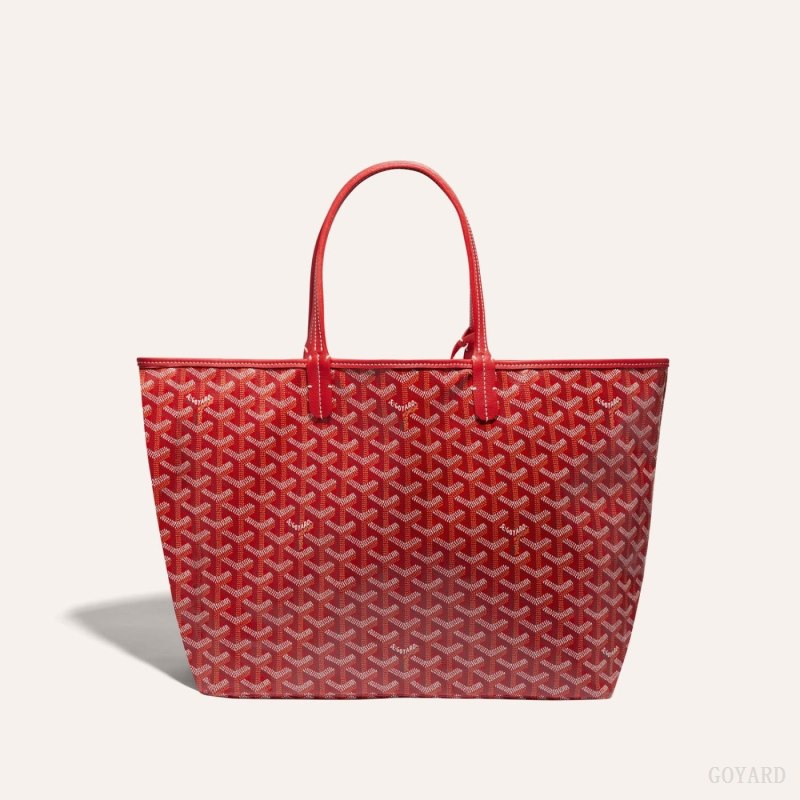 Goyard SAINT LOUIS PM BAG Tote Çanta Kırmızı | GY-VQT6724