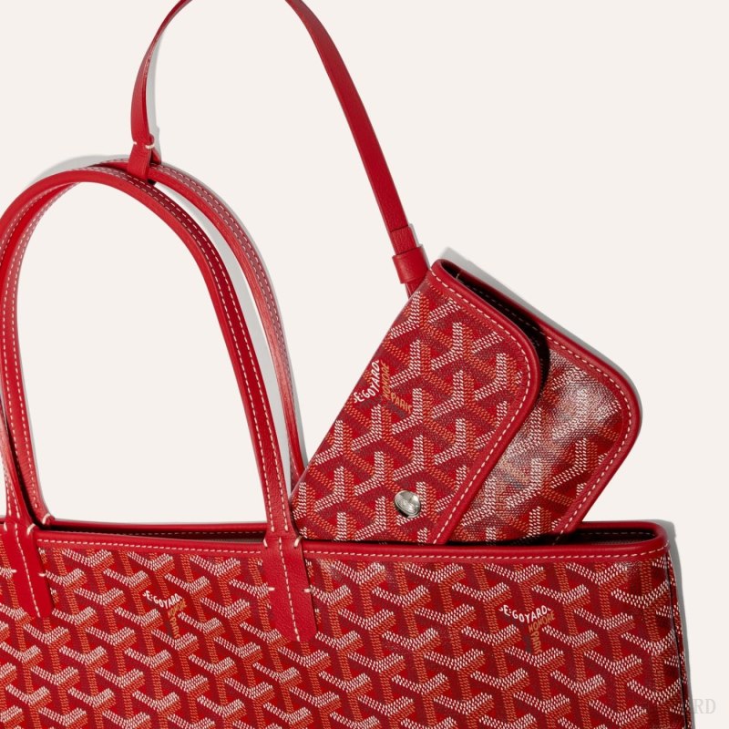 Goyard SAINT LOUIS PM BAG Tote Çanta Kırmızı | GY-VQT6724