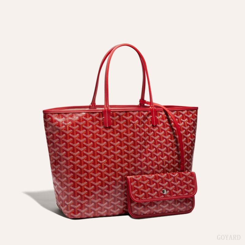 Goyard SAINT LOUIS PM BAG Tote Çanta Kırmızı | GY-VQT6724