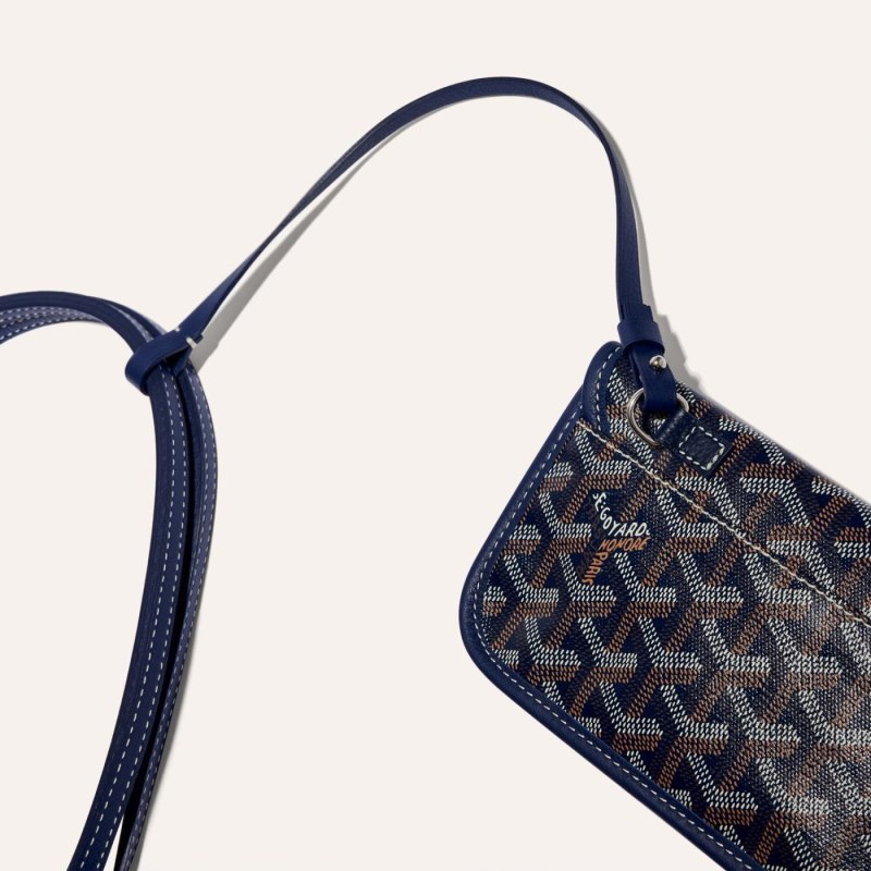 Goyard SAINT LOUIS PM BAG Tote Çanta Lacivert Mavi | GY-NVR3159