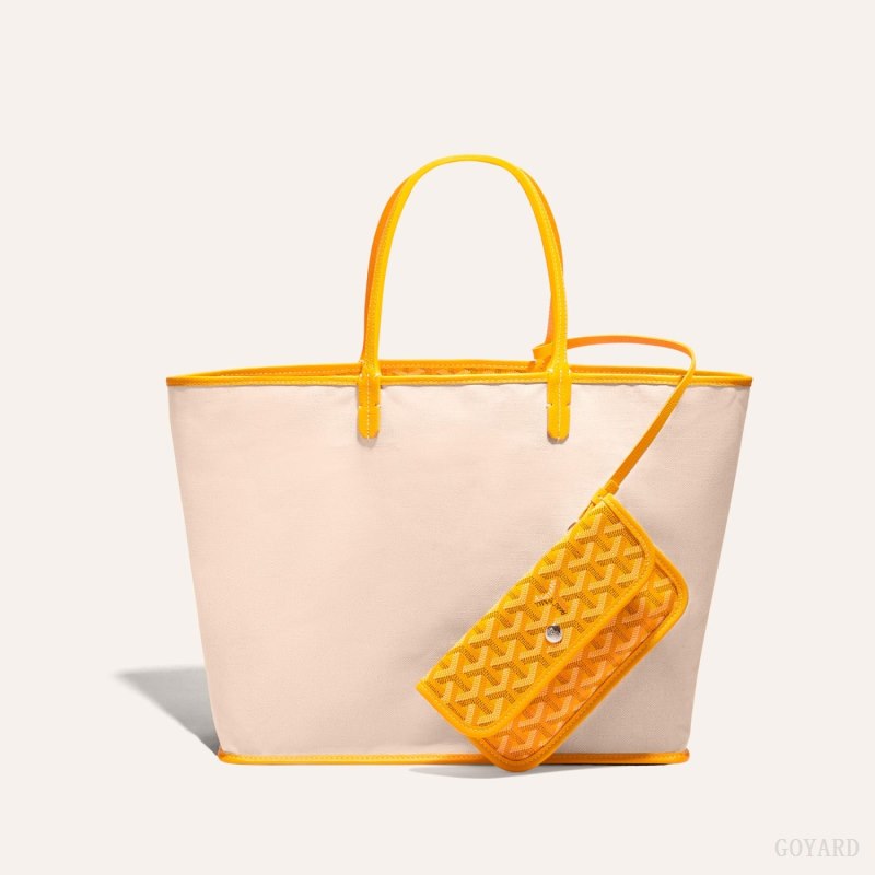 Goyard SAINT LOUIS PM BAG Tote Çanta Sarı | GY-DUR2082