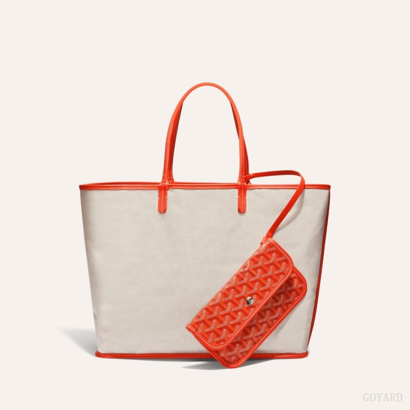Goyard SAINT LOUIS PM BAG Tote Çanta Turuncu | GY-KJS2339