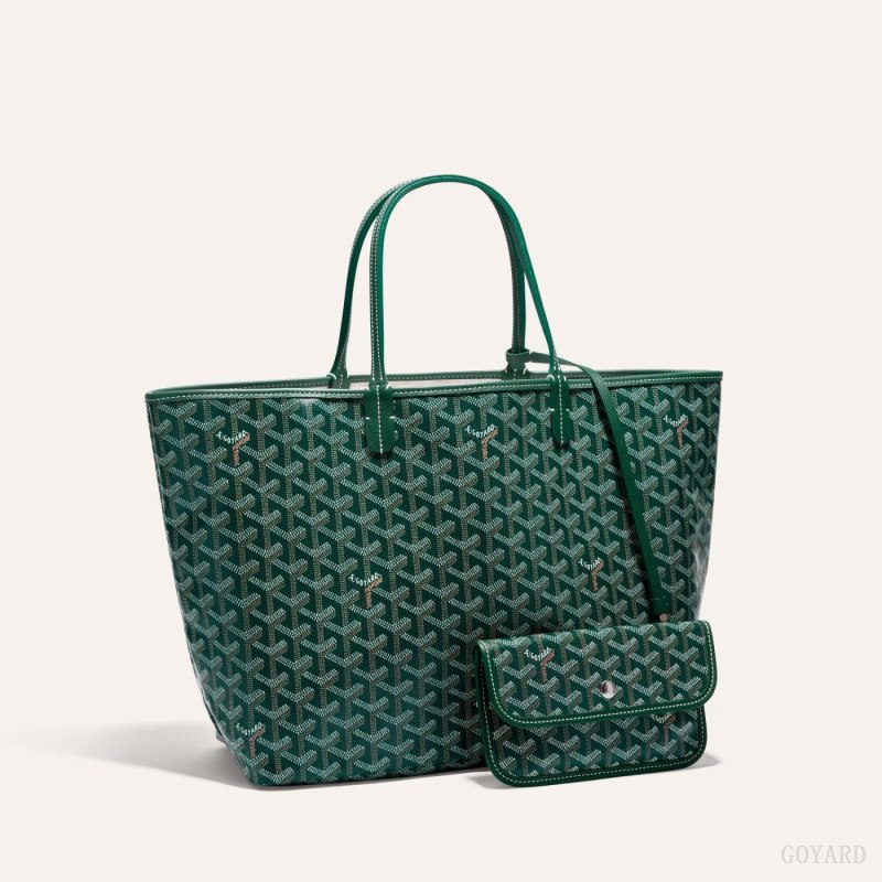 Goyard SAINT LOUIS PM BAG Tote Çanta Yeşil | GY-TNI5247