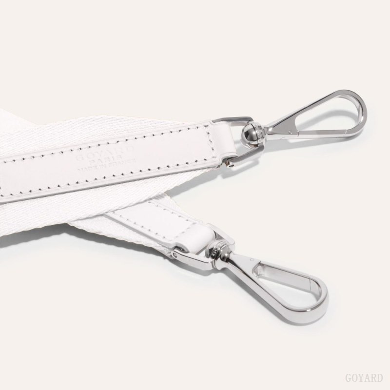 Goyard SANGLE MM STRAP Çanta Kayışı Beyaz | GY-LSK5656
