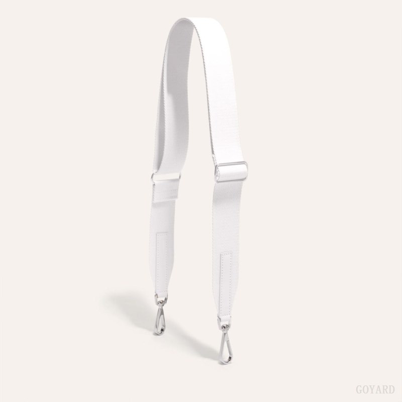 Goyard SANGLE MM STRAP Çanta Kayışı Beyaz | GY-LSK5656