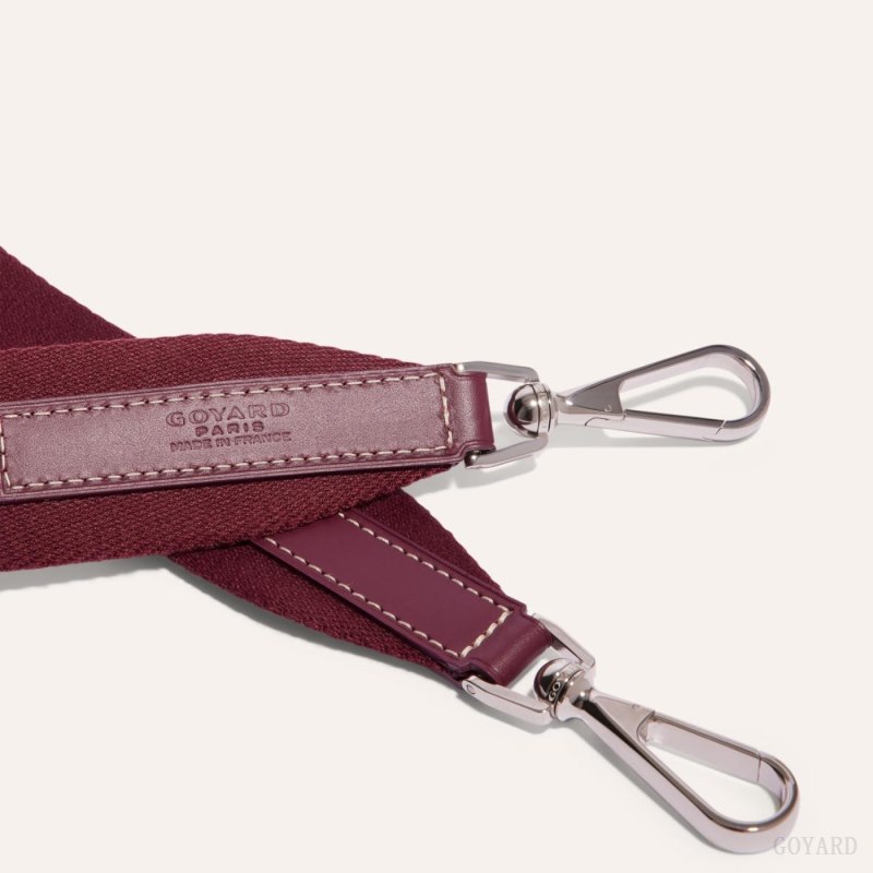 Goyard SANGLE MM STRAP Çanta Kayışı Bordo | GY-BKW3482