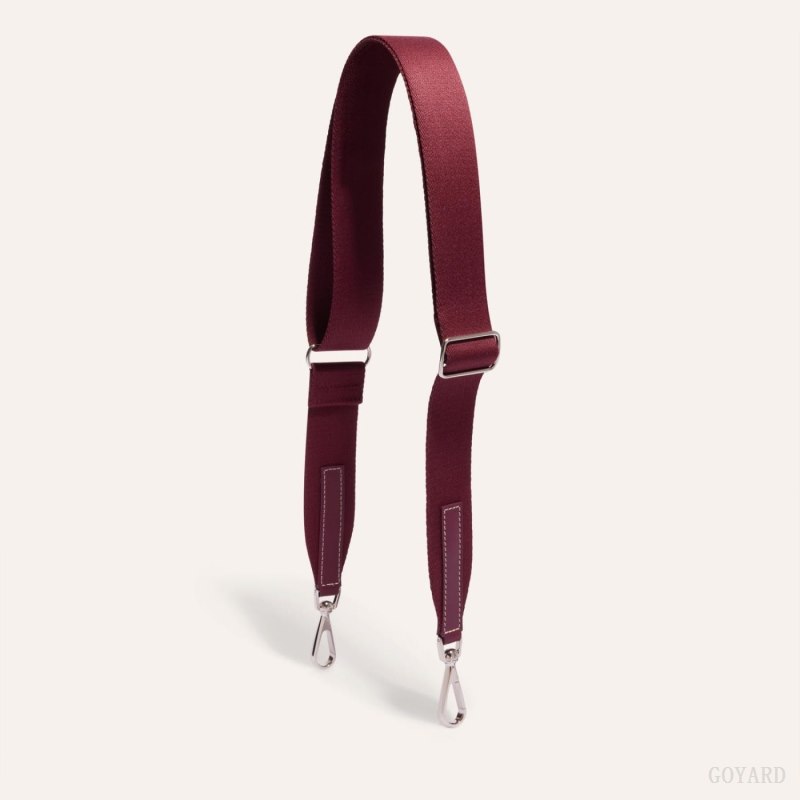 Goyard SANGLE MM STRAP Çanta Kayışı Bordo | GY-BKW3482