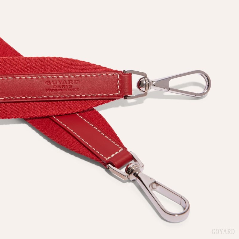 Goyard SANGLE MM STRAP Çanta Kayışı Kırmızı | GY-JPN5834