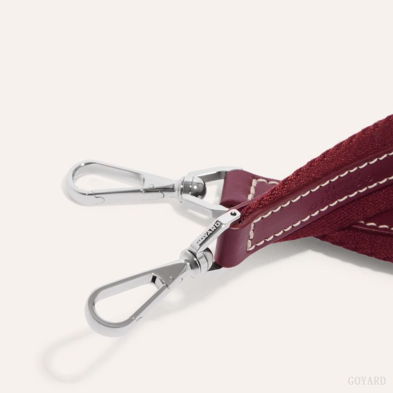 Goyard SANGLE PM STRAP Çanta Kayışı Bordo | GY-ECX0254