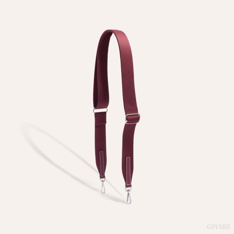 Goyard SANGLE PM STRAP Çanta Kayışı Bordo | GY-ECX0254