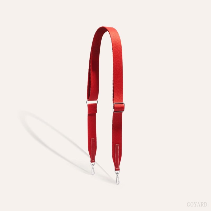 Goyard SANGLE PM STRAP Çanta Kayışı Kırmızı | GY-IVQ5438