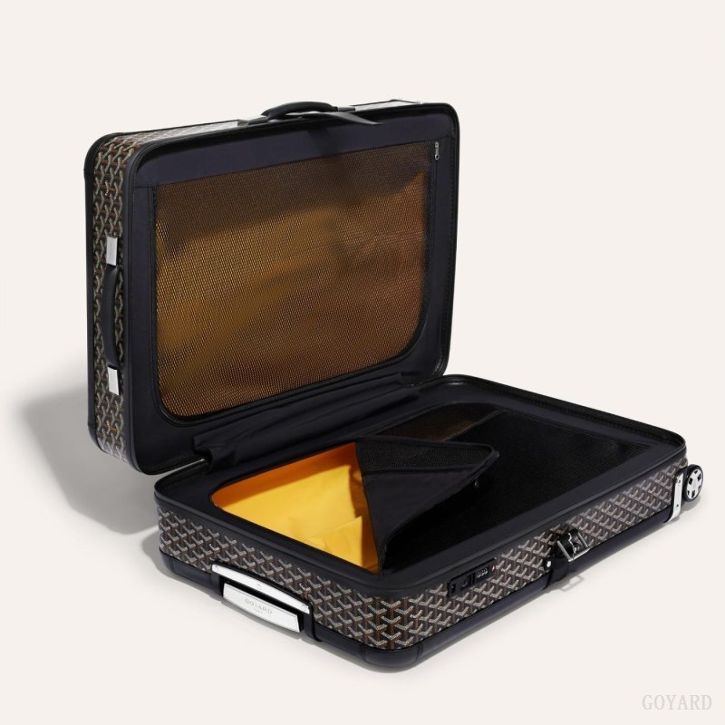 Goyard SATOLAS GM ROLLING SUITCASE Valiz Siyah | GY-AIO0283