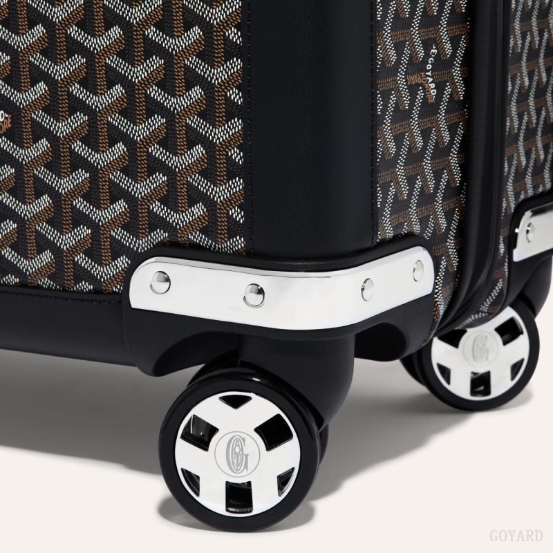Goyard SATOLAS GM ROLLING SUITCASE Valiz Siyah | GY-AIO0283