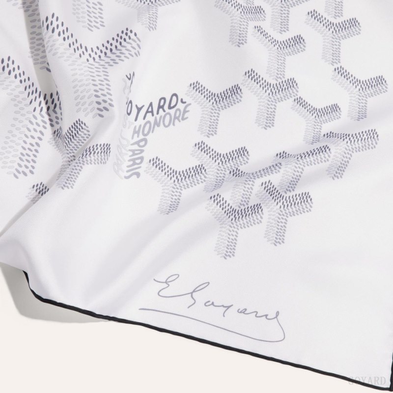 Goyard SCARF N°1 Fular Beyaz | GY-OTO6992