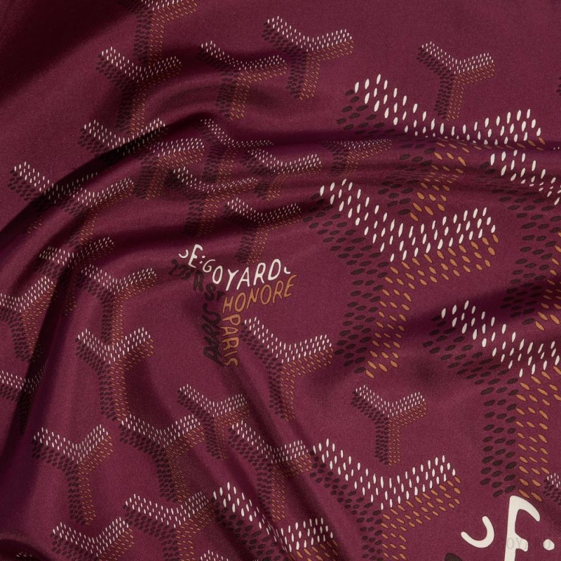 Goyard SCARF N°1 Fular Bordo | GY-BZK9836