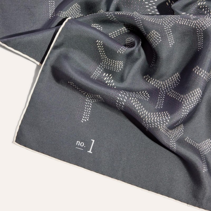 Goyard SCARF N°1 Fular Gri | GY-QKU8883