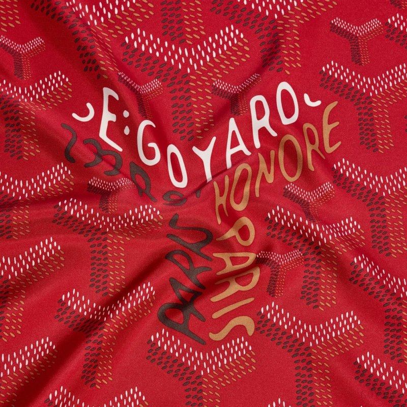 Goyard SCARF N°1 Fular Kırmızı | GY-SBK8813
