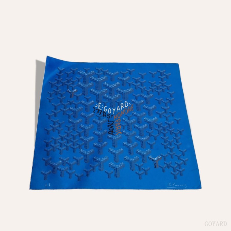 Goyard SCARF N°1 Fular Mavi | GY-KRU5547