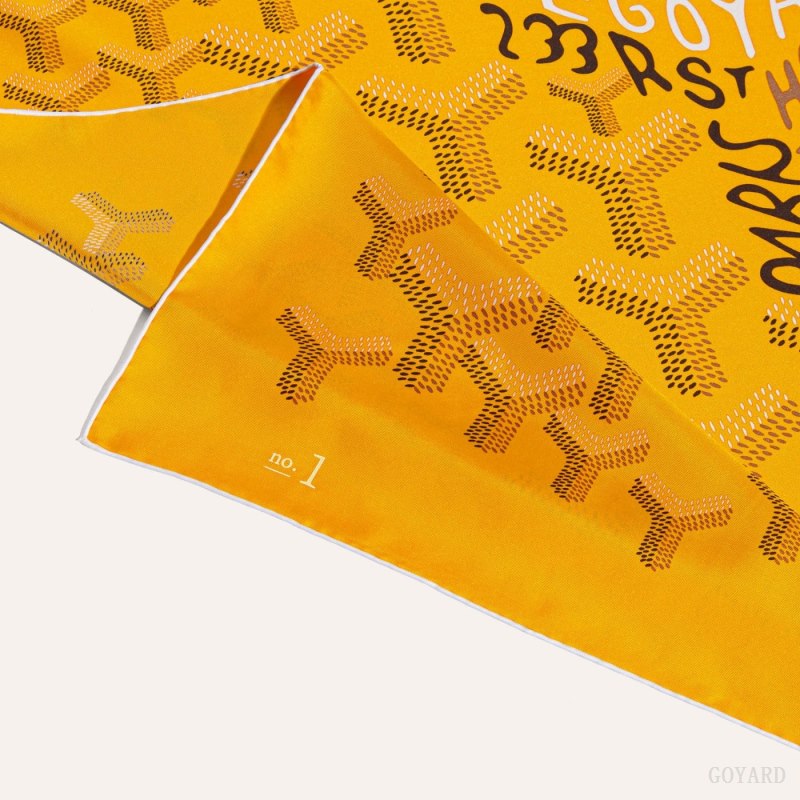 Goyard SCARF N°1 Fular Sarı | GY-FEJ7650