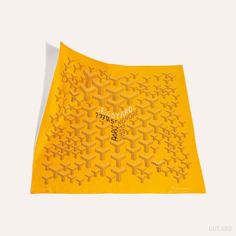 Goyard SCARF N°1 Fular Sarı | GY-FEJ7650