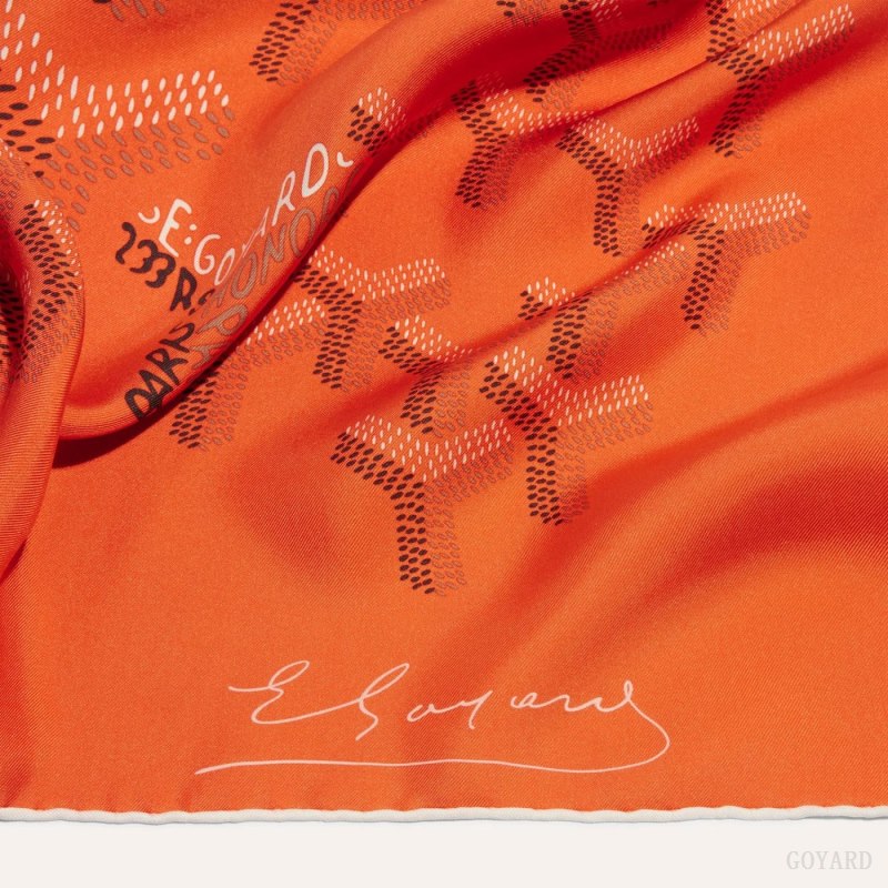 Goyard SCARF N°1 Fular Turuncu | GY-MVL5299