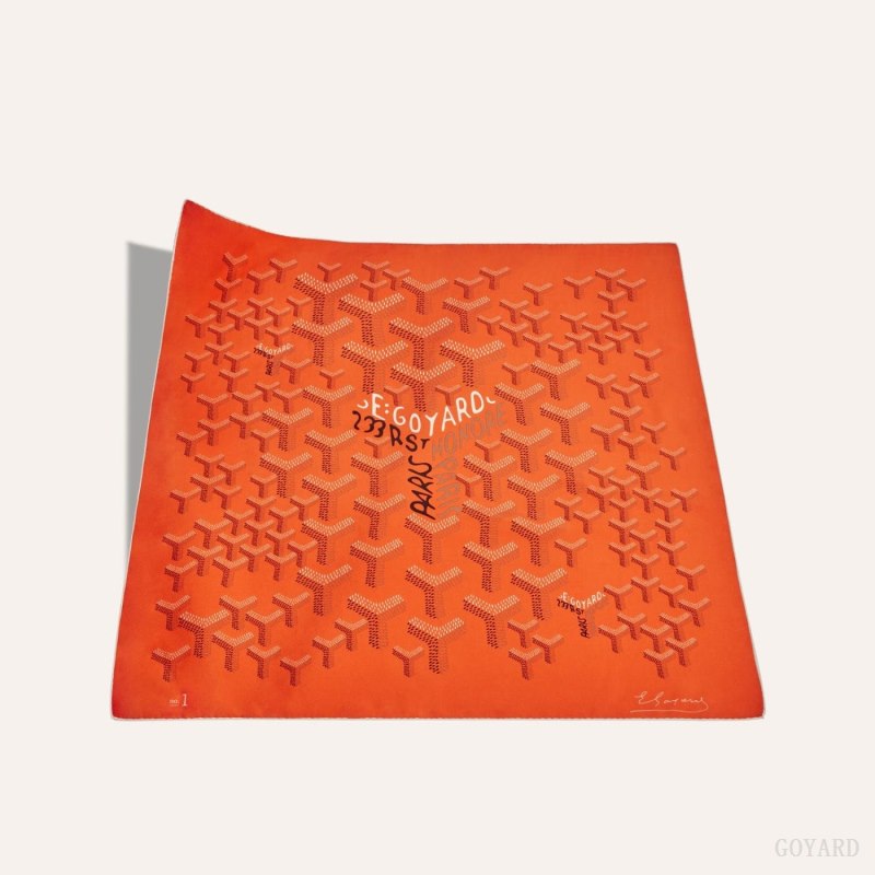 Goyard SCARF N°1 Fular Turuncu | GY-MVL5299
